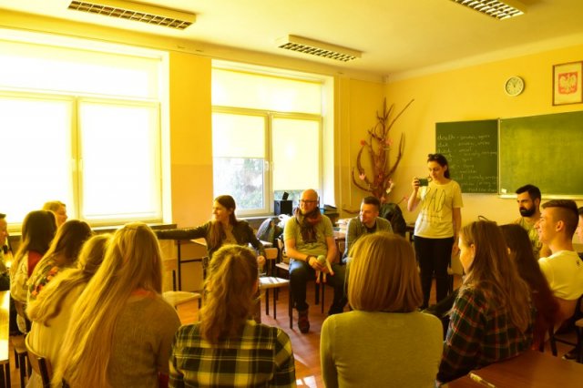 Nietypowa lekcja w ramach projektu: „Let me tell you a story”